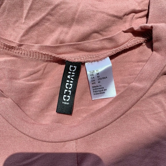 H&M Divided - Dusty Rose Crop Top - Picture 4 of 4